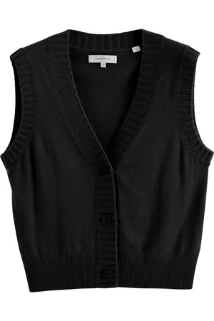 Chinti & Parker Chaleco tejido con cuello en V