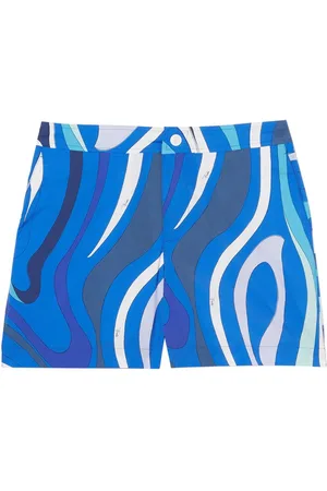 Puccini Shorts de playa con estampado Marmo