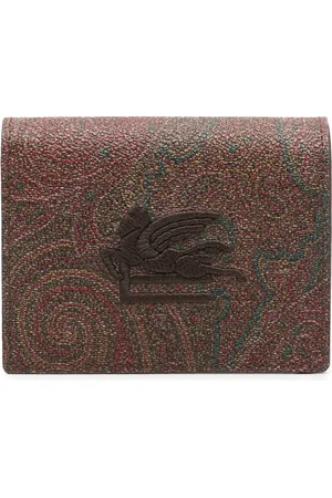 Etro Cartera con estampado de cachemira