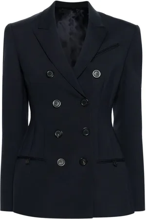 Serafini Blazer con doble botonadura y solapas de pico