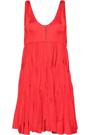 Lanvin Vestido sin mangas con detalle fruncido