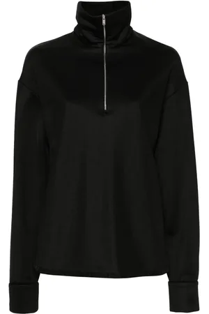 Jil Sander Sudadera con medio cierre