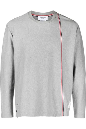 Thom Browne Playera con rayas RWB