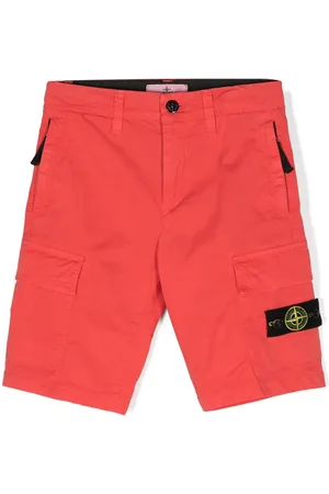 Stone Island Shorts cargo con distintivo Compass