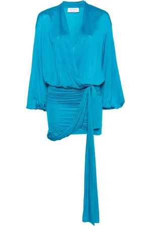 BLUMARINE Vestido corto cruzado
