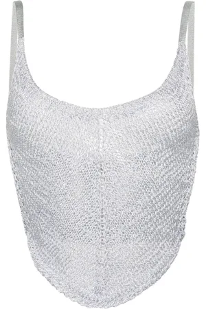 FORTE FORTE Top corto de crochet