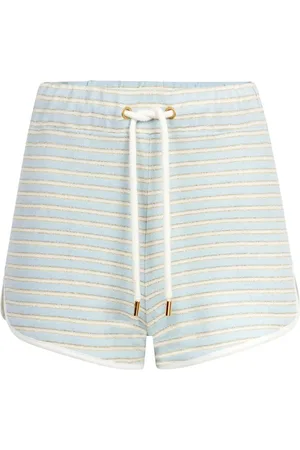 Nina Ricci Shorts de tejido de rizo con rayas