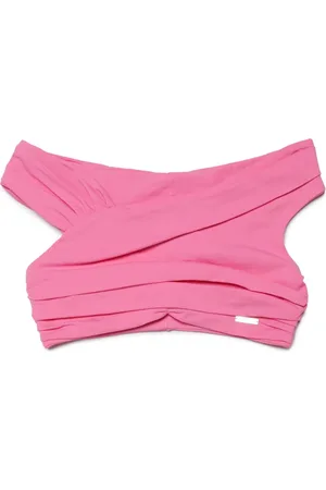 Dsquared2 Top corto con diseño fruncido