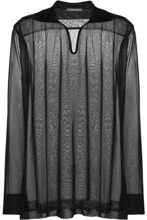 Alberta Ferretti Túnica semitransparente