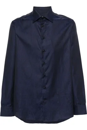 Etro Camisa con motivo de cachemira en jacquard