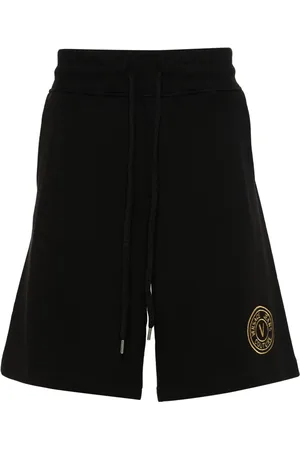 VERSACE Shorts con logo bordado
