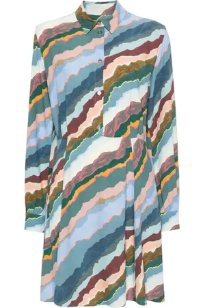 Paul Smith Vestido Torn Stripe