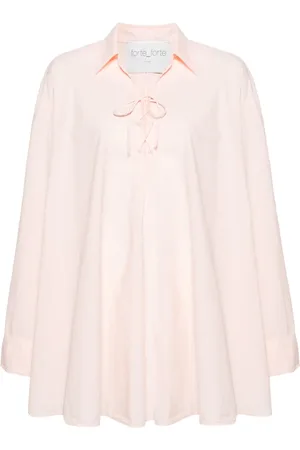 FORTE FORTE Vestido corto con agujetas