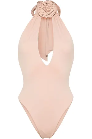 MAGDA BUTRYM Traje de baño con aplique floral