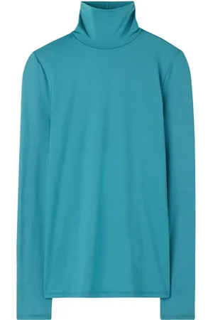 ST. JOHN Top Nuda con cuello de tortuga