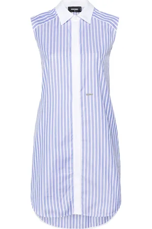 Dsquared2 Vestido camisero con nudo en las mangas