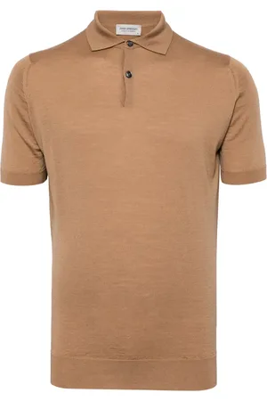 JOHN SMEDLEY Playera tipo polo con manga larga