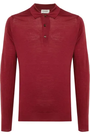 JOHN SMEDLEY Playera tipo polo manga larga