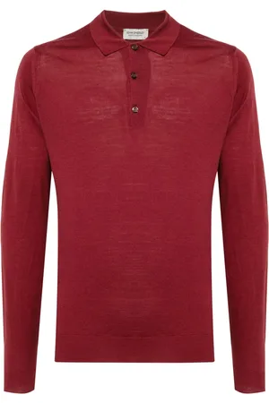 JOHN SMEDLEY Playera tipo polo manga larga