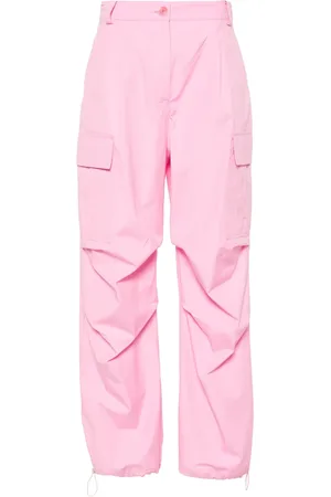 Patrizia Pepe Pants cargo con logo bordado