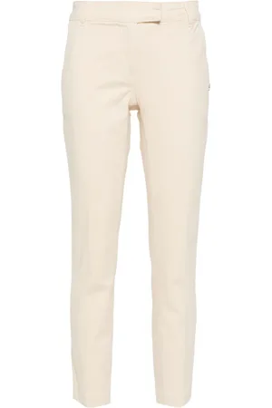 Patrizia Pepe Pantalones cigarette con placa del logo