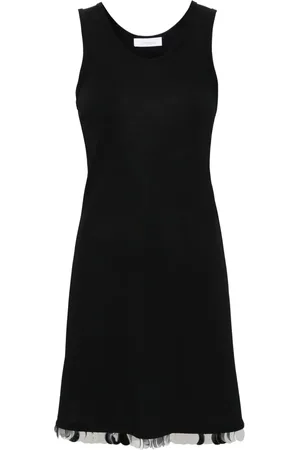 Paco rabanne Vestido corto sin mangas con detalle