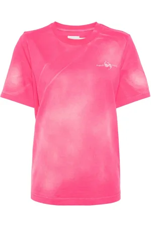 Feng Chen Wang Playera con estampado tie-dye