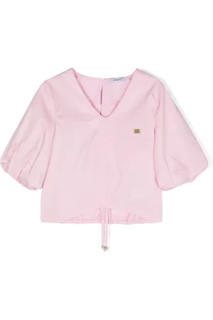 Pinko Blusa de popelina con medias mangas