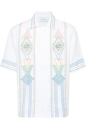Casablanca Camisa manga corta bordada