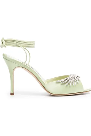 Manolo Blahnik Sandalias Plumena con tacón de 90mm