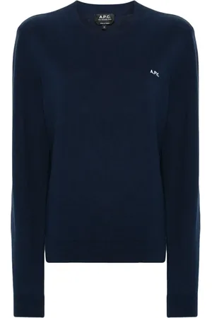 A.P.C. Suéter con logo bordado