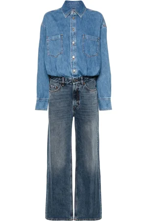 haikure Jumpsuit de mezclilla con paneles