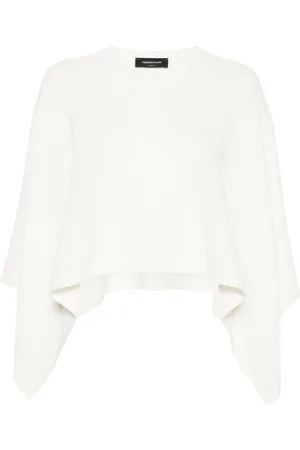 Fabiana Filippi Poncho con detalles de lentejuelas