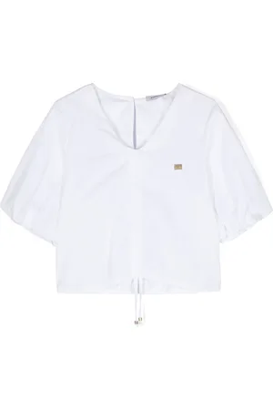 Pinko Blusa de popelina con medias mangas