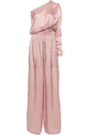 Rick Owens Jumpsuit corto de organza asimétrico