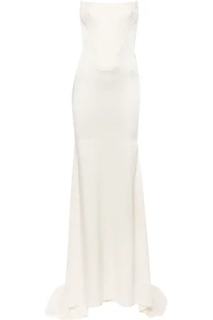 GIUSEPPE DI MORABITO Vestido largo con diseño strapless