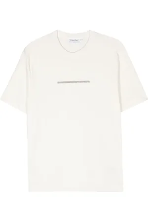 Calvin Klein Playera con logo en relieve