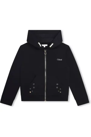 Chloé Hoodie con detalle de ojales