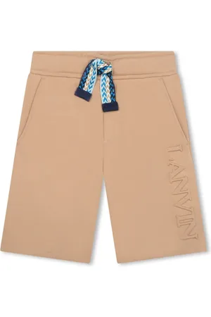 Lanvin Shorts con logo en relieve