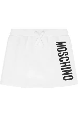 Moschino Falda corta con logo estampado