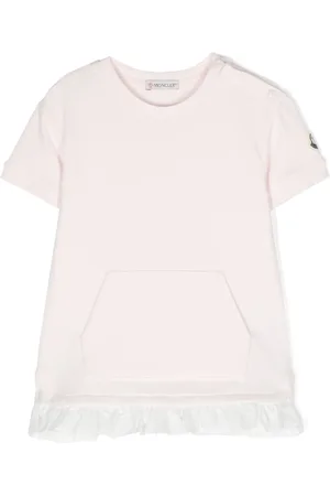 Moncler Vestido con dobladillo de volantes