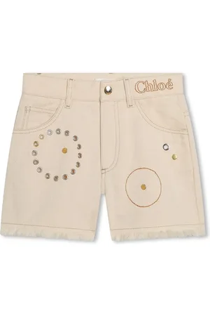 Chloé Shorts con detalles de ojales