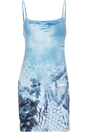 Diesel Vestido corto con estampado abstracto