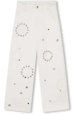 Chloé Pantalones con detalles de ojales