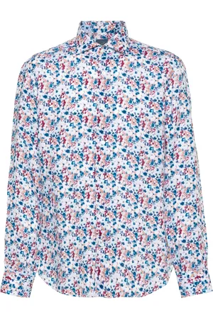 BARBA Camisa con estampado floral