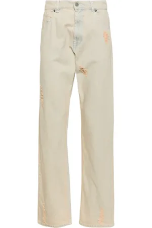 Msgm Jeans rectos con tiro medio