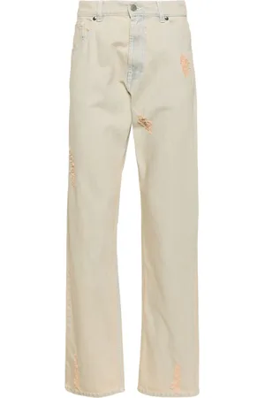 Msgm Jeans rectos con tiro medio