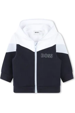 HUGO BOSS Set de pantalones y hoodie con diseño color block