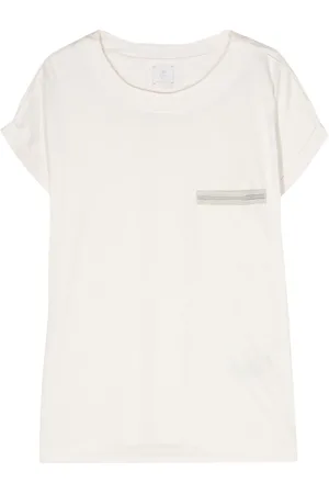 ELEVENTY Playera con bolsillo de parche