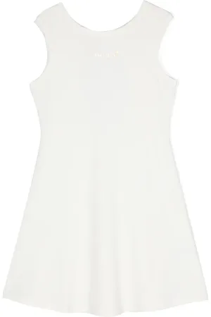Pinko Vestido tejido con logo estampado